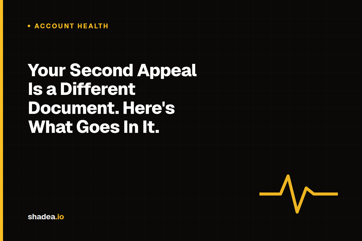 Your Second Appeal Is a Different Document. Here's What Goes In It.